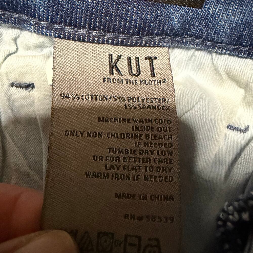 KUT from the Kloth Goldie Super Flare Jeans Womens 12 (36x29.5) High Rise - Picture 8 of 12